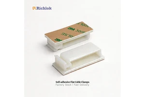 Hot Selling White Self Adhesive Plastic Cable Clip Wire Clamp Cable Organizer Holder