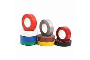 SZS Solid PVC Electrical Insulating Tape Flexible 0.13mm X 19mm X 10m for Electric Wires Installation