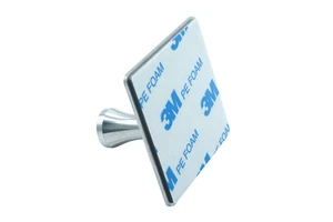 Silver Adhesive Hook High Strength Square Plate Industrial Accessory Home Item Hanging Wall Mounting Reliable Organizing Uses