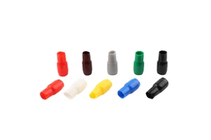Soft Quick Connect Flexible Insulated PVC Cable Termination Protective Cover Sleeve Small Electric Wire End Sleeve