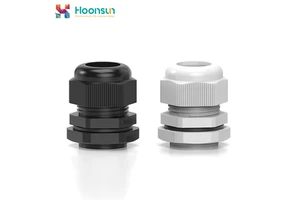 PA Nylon Cable Gland PG9 4-8mm Plastic Wire Glands Conduits Cord Grips