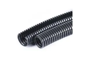 Nylon Split Electrical Wire Flexible Corrugated Conduit Pipes Fire Resistant Convolted Tubing Conduit Cable Corrugated Hose