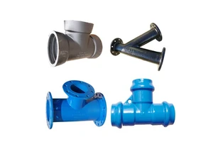 ISO2531 Ductile Iron Fittings and Pipes BSEN545 BSEN598 Construction Use Fusion Bonded Epoxy DN50-2000