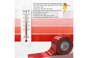 Reversible Thermochromic Insulating Electrical Tape - Color Changing Insulation Tape for Electrical Wiring
