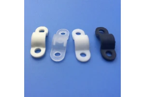14.5mm Center Distance Nylon Cable Clip Bridge Cord Clamp Strain Relief Wire Fastener for Power Cord Management