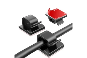 Self Adhesive Cable Management Clips Wire Cable Organizer Strong Cord Clips Wire Holders for Office Car and Home