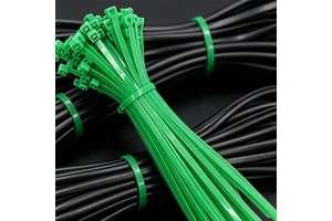 Factory Direct Sale Self-Locking Nylon 66 Cable Ties 3*100mm Green Color At Cheap Stock Price