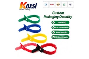 Reusable Nylon Cable Ties High Strength Hook and Loop Straps Self Gripping Wire Cable Organizer Sleeve Manufacturer Sale CE