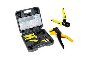 Battery Cable Lug Insulated Wire Crimper Plier Set With 1200PCS HSC8 Cord End Terminal Crimping Tool Kit