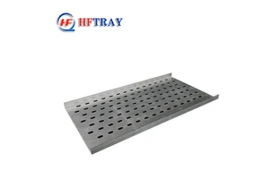 Good Quality Hot Dip Galvanized Perforated Cable Management Tray Anti-Corrosion Heavy Duty Industrial Construction Use Cable