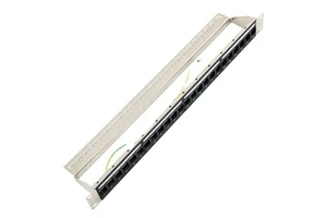 ZHEFAN 19 Inches Blank Panel Shielded S/Ftp Patch Panel Communication Cat6A 24 Ports Patch Panel