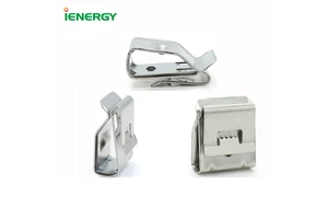 Stainless Steel 304 Solar Cable Clips Retaining Clamp Wire Clamp for Holding PV Wires Cable Management