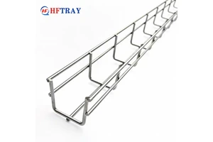Stainless Steel Wire Mesh Cable Tray for Industrial Construction Use Corrosion Resistant