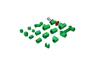 Green High Flexibility 20mm-25mm Plastic Pipe Fitting Coupling Plumbing Socket for Water Supply Pipes ISO Standard