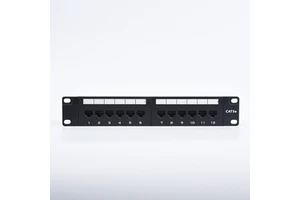OEM 12 16 18 24 48 Competitive Price Cat6 Cat6a 24 Port Patch Panel From China