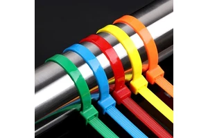 Custom Pretty Packing High Tensile Strength Heavy Duty Durable Long Lasting Rust Proof Wear Resistant Plastic Cable Zip Ties