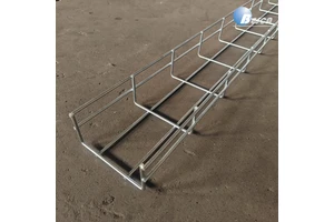 Cable Management Tray Wire Mesh Basket Cable Tray for Data Center Wiring Galvanized Steel Wire Mesh Cable Tray