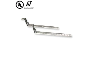 UL Listed Metal Cable Bracket Electrical Galvanized Steel Cable Support Bracket Cable Support Clip Colorado Jim With Locking Tab