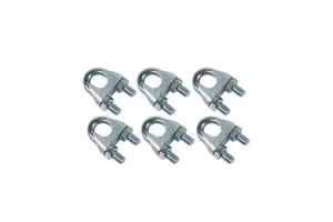 DIN741 Wire Rope Clips Corrosion-Resistant Carbon Steel Cable Clamps for Harsh Outdoor and Industrial Use