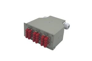 12 ST Duplex Din-rail Mount Fiber Patch Panel