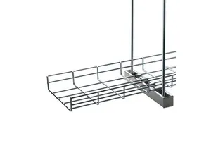 Durable Carbon Steel Zinc Plated Wire Mesh Cable Tray for Industrial Commercial Building Basement Infrastructure Use
