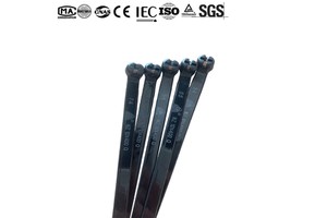 China Factory Nylon Stainless Steel Self-Locking Releasable Cable Tie Zip Ties Industrial Electrical Cable Clamp Strap Wraps