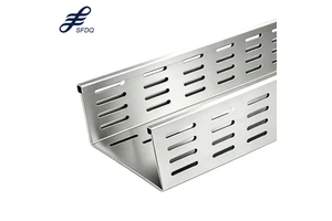 Chinese Factory 1.5mm Thickness Industrial Cable Tray Corrosion Resistance Electrical Steel Perforated Cable Tray