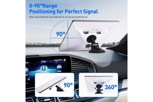 2in1 Adhesive Vacuum Suction Cup Mount Adjustable Angle Dashboard Stand Bracket Kit Starlink Mini RV Van Boat Overlanding Car