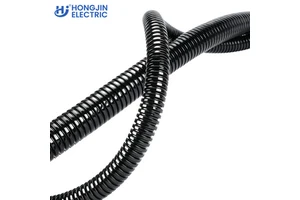 IP68 Waterproof PA Nylon Flexible Conduit Flame Resistant for 94-V0 CE Certified Customized Color Split Corrugated Tube