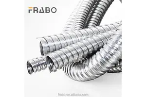 Custom Label square Locked 16 20 25mm Metal Flexible GI Hot Galvanized Steel Conduits Electrical Cable Conduit for Electric Wire
