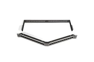 High Quality 19-Inch 24-Port Bevel Blank Panel with Backplane Shielding Direct From China Factory Patch Panel