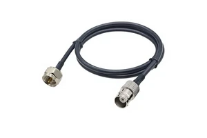 RG58 Coaxial Cable F Male to BNC Female Jack Adapter Crimp Connector RF Jumper Pigtail Wire Terminal Communication Cable