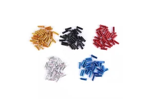 Cable End Crimps Aluminium Alloy Bike Brake Cable Caps Road Mountain Bikes Brake Tips Shifter Cable End Tips for Bicycle