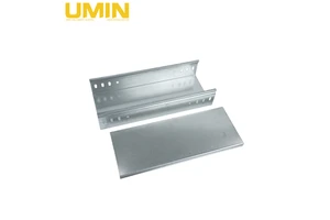 Factory Price Different Sizes Steel Galvanized Trough Type Cable Tray with Cover