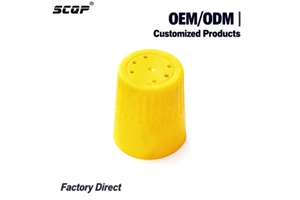 Customizable SCQP Model Q1 Industrial Design Eco-Friendly Plastic Stopper Plug Various Sizes Nbr/epdm Cover Cap End Caps
