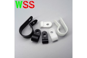 R Type Cable Clamp Adjustable Nylon Plastic R Shape Cable Clips Cable Holder Plastic Clamp