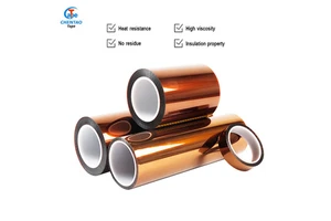 Brown Polyimide Insulating Tape Heat Resistant Tape Anti-Static High-Temperature Electric Tape for High Voltage Applications