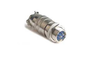 Industrial Aviation XS12 5-Pin Circular Cable Clamp Connector with IP67 Waterproof PVC Jacket Shielded 1000-Cycle Mating