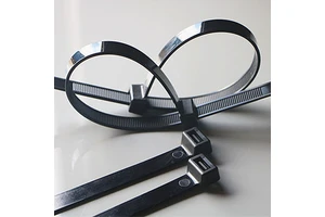 Nylon 66 Self-Locking Cable Ties, Flexible Plastic Fasteners for Wiring, Multiple Colors, Factory Supply
