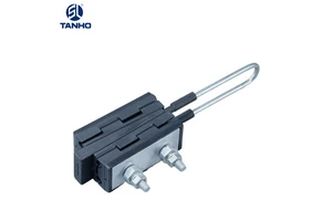 TANHO THKO Series Four Core Collecting Dead End Clamp High Voltahe Wedge Tension Cable Clamp Anchoring Clamps