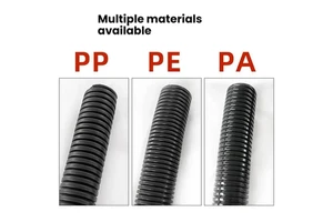 Manufacturer Customized Flexible Pp/Pe Flame Retardant Bellows 25mm Cable Wire Protection Spiral Bellows