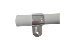 Best Price White Half Saddle Single Pipe Electrical Metal Cable Clips for Solar System