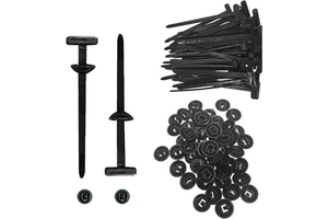 Certified Self-Locking Nylon 66 Cable Ties 90mm Plastic Zip Ties Free Samples Available in Clear and Black Colors