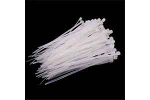 Nylon Cable Ties Self-locking Nylon Cable Ties White Black Two Optional Length 10cm Computer Line Bundles