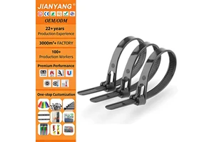 Automatic Reusable Fastening Cable Ties Zip Nylon 66 Plastic Releasable Zip Ties Kabelbinder Adjustable Tie Wraps