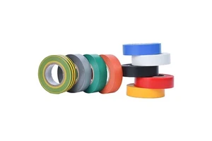 PVC Electrical Insulation Wire Flame Retardant FR High Voltage Vinyl Multiple Colored Black Electric Insulating Adhesive Tape