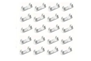 20pcs Clear Adhesive Cable Management Clips Organizers for TV PC Ethernet for Home Office & Wall Desk Organization