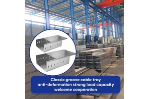 Sturdy Groove Cable Tray Aluminum Alloy Wire Management Tray for Motor Control Center MCC Room Warehouse OEM ODM