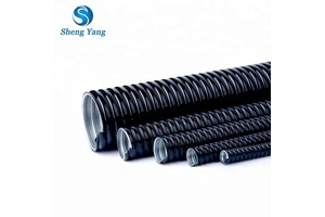 JAR Corrosion Resistant PVC Coated Metal Flexible Conduit High Flexibility Abrasion Resistant Hose for Cable Conduits Fittings