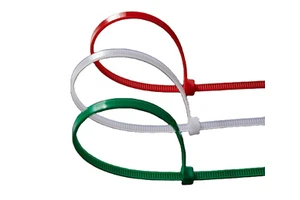 2.7*250 mm Self-Locking Strong Nylon 6 Cable Ties High Tensile Strength Multi Colors